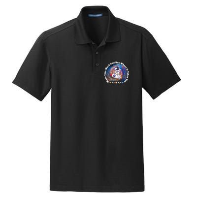 Mark Your Mark And See Where It Takes You International Dot Day Space Astronaut Dry Zone Grid Polo