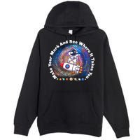 Mark Your Mark And See Where It Takes You International Dot Day Space Astronaut Premium Pullover Hoodie