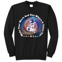 Mark Your Mark And See Where It Takes You International Dot Day Space Astronaut Tall Sweatshirt