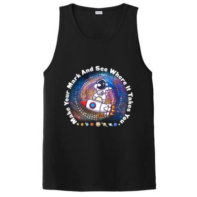 Mark Your Mark And See Where It Takes You International Dot Day Space Astronaut PosiCharge Competitor Tank