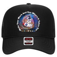 Mark Your Mark And See Where It Takes You International Dot Day Space Astronaut Trucker Hat