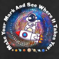 Mark Your Mark And See Where It Takes You International Dot Day Space Astronaut Trucker Hat
