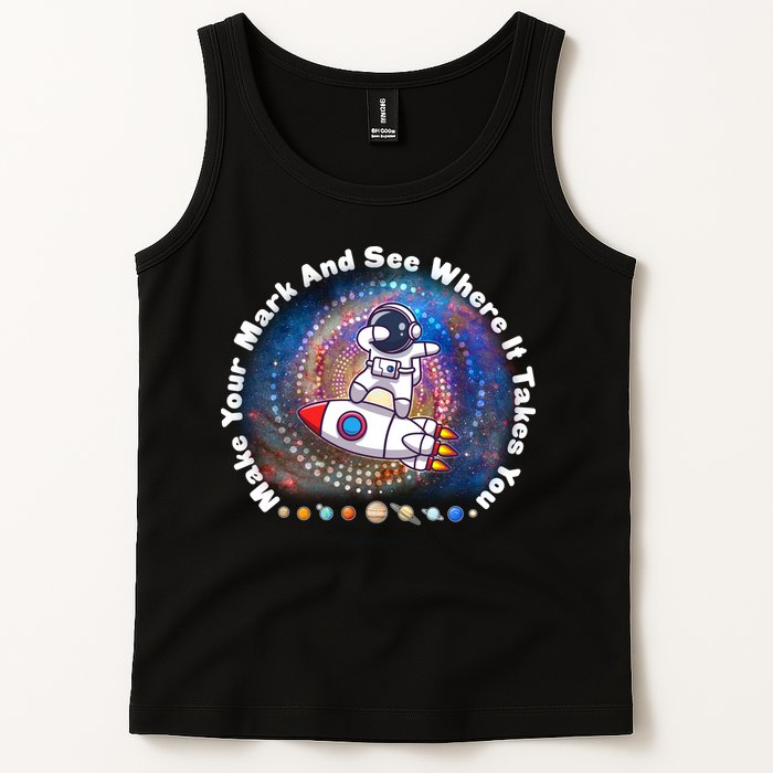 Mark Your Mark And See Where It Takes You International Dot Day Space Astronaut Tank Top