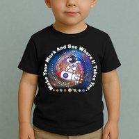 Mark Your Mark And See Where It Takes You International Dot Day Space Astronaut Toddler T-Shirt