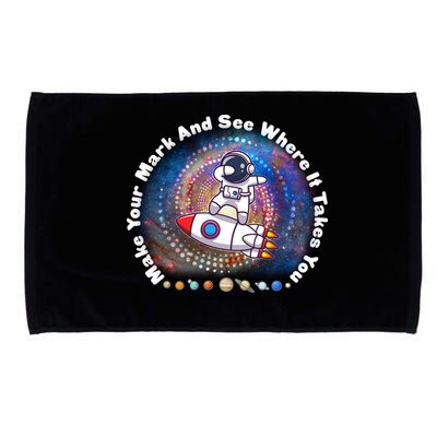 Mark Your Mark And See Where It Takes You International Dot Day Space Astronaut Microfiber Hand Towel