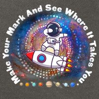 Mark Your Mark And See Where It Takes You International Dot Day Space Astronaut Cotton Canvas Backpack
