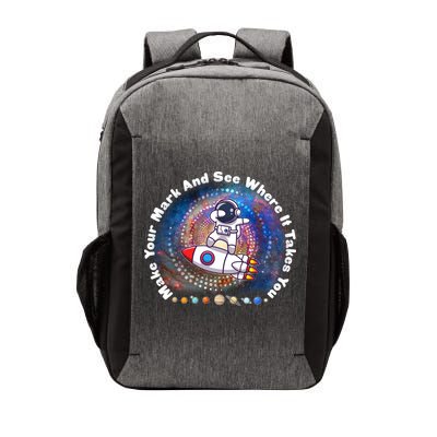 Mark Your Mark And See Where It Takes You International Dot Day Space Astronaut Vector Backpack