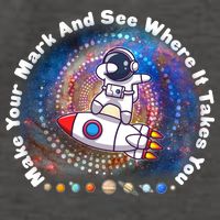 Mark Your Mark And See Where It Takes You International Dot Day Space Astronaut Vector Backpack