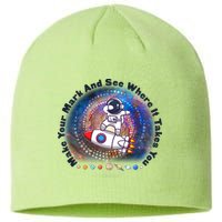 Mark Your Mark And See Where It Takes You International Dot Day Space Astronaut Sustainable Beanie