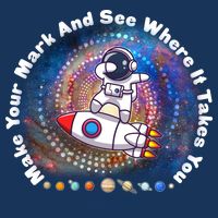 Mark Your Mark And See Where It Takes You International Dot Day Space Astronaut Infant Baby Jersey Bodysuit