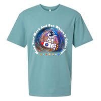 Mark Your Mark And See Where It Takes You International Dot Day Space Astronaut Sueded Cloud Jersey T-Shirt