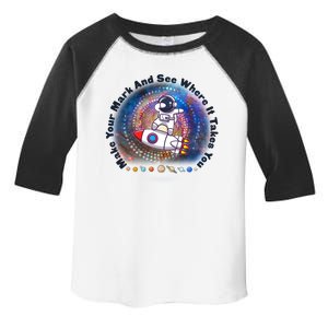 Mark Your Mark And See Where It Takes You International Dot Day Space Astronaut Toddler Fine Jersey T-Shirt