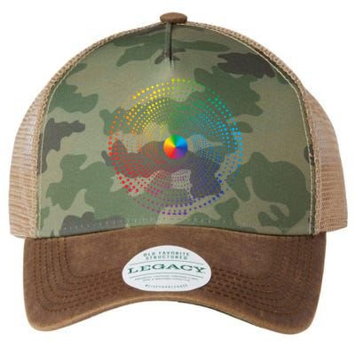 Make Your Mark International Dot Day Rainbow Polka Dot Swirl Legacy Tie Dye Trucker Hat