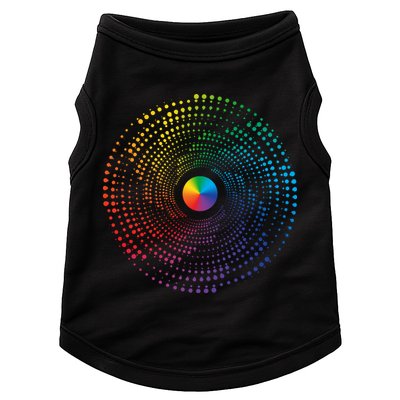 Make Your Mark International Dot Day Rainbow Polka Dot Swirl Doggie Tank
