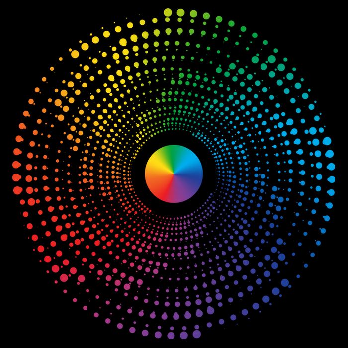 Make Your Mark International Dot Day Rainbow Polka Dot Swirl Performance Shirt