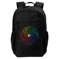 Make Your Mark International Dot Day Rainbow Polka Dot Swirl Backpack