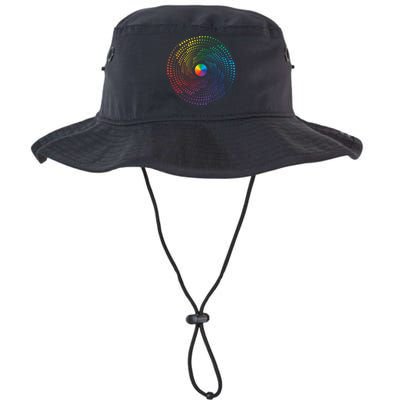 Make Your Mark International Dot Day Rainbow Polka Dot Swirl Bucket Hat