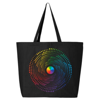 Make Your Mark International Dot Day Rainbow Polka Dot Swirl 25L Jumbo Tote