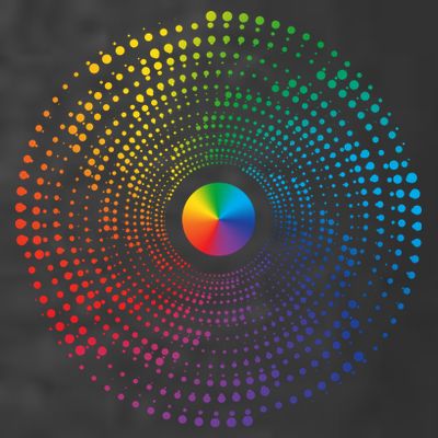 Make Your Mark International Dot Day Rainbow Polka Dot Swirl T-Shirt