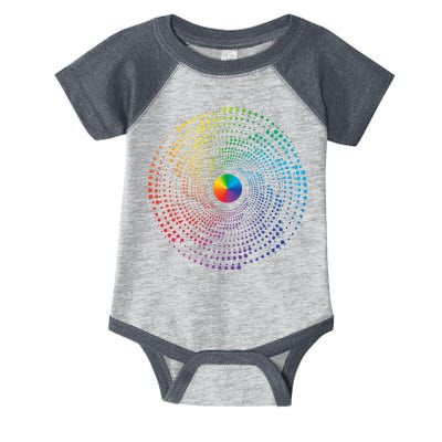 Make Your Mark International Dot Day Rainbow Polka Dot Swirl Infant Baby Jersey Bodysuit