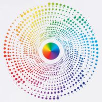 Make Your Mark International Dot Day Rainbow Polka Dot Swirl Garment-Dyed Sweatshirt