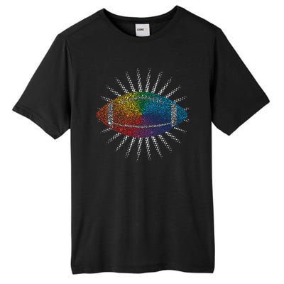 Make Your Mark International Dot Day Rainbow Football Tall Fusion ChromaSoft Performance T-Shirt