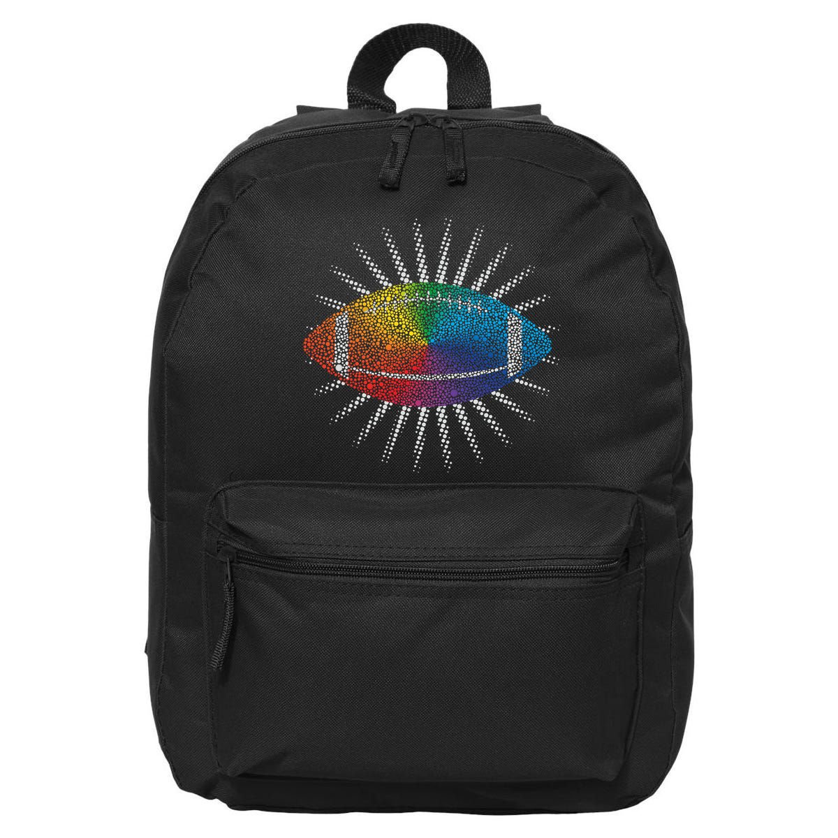 Make Your Mark International Dot Day Rainbow Football 16 in Basic Backpack