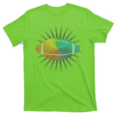 Make Your Mark International Dot Day Rainbow Football T-Shirt