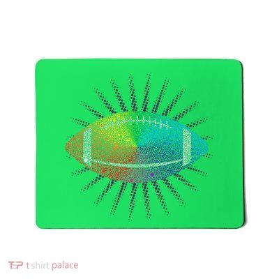 Make Your Mark International Dot Day Rainbow Football Mousepad