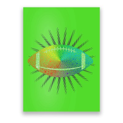 Make Your Mark International Dot Day Rainbow Football Poster