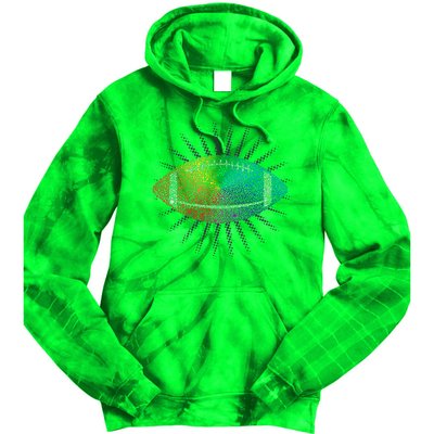 Make Your Mark International Dot Day Rainbow Football Tie Dye Hoodie