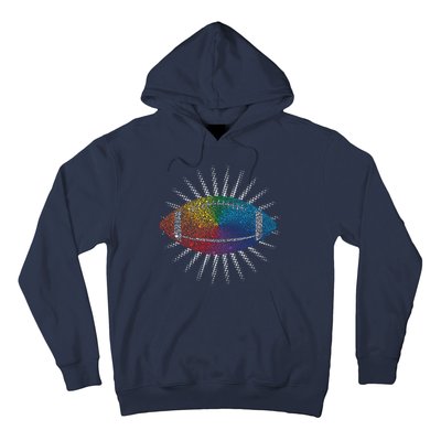 Make Your Mark International Dot Day Rainbow Football Hoodie