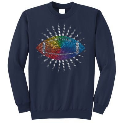 Make Your Mark International Dot Day Rainbow Football Sweatshirt