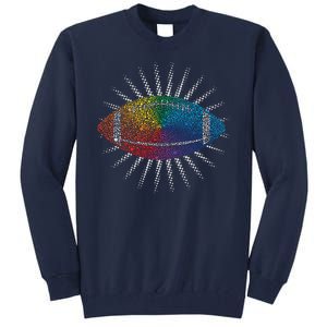 Make Your Mark International Dot Day Rainbow Football Tall Sweatshirt