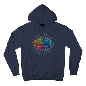 Make Your Mark International Dot Day Rainbow Football Tall Hoodie