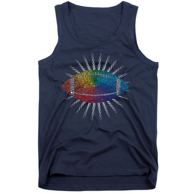 Make Your Mark International Dot Day Rainbow Football Tank Top