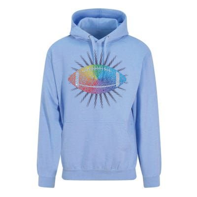 Make Your Mark International Dot Day Rainbow Football Unisex Surf Hoodie