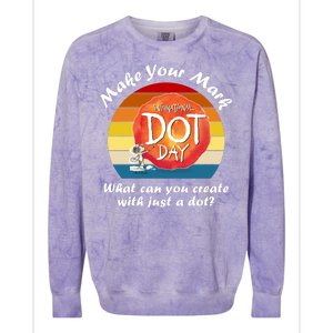 Make Your Mark International Dot Day What You Can Create Colorblast Crewneck Sweatshirt