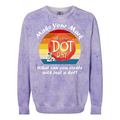 Make Your Mark International Dot Day What You Can Create Colorblast Crewneck Sweatshirt