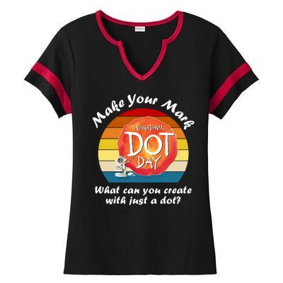 Make Your Mark International Dot Day What You Can Create Ladies Halftime Notch Neck Tee