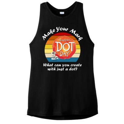 Make Your Mark International Dot Day What You Can Create Ladies PosiCharge Tri-Blend Wicking Tank