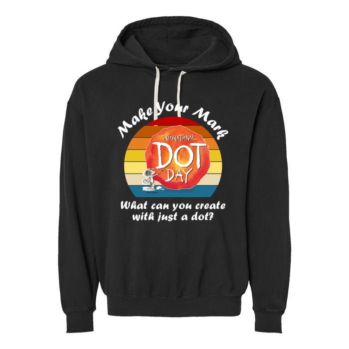 Make Your Mark International Dot Day What You Can Create Garment-Dyed Fleece Hoodie