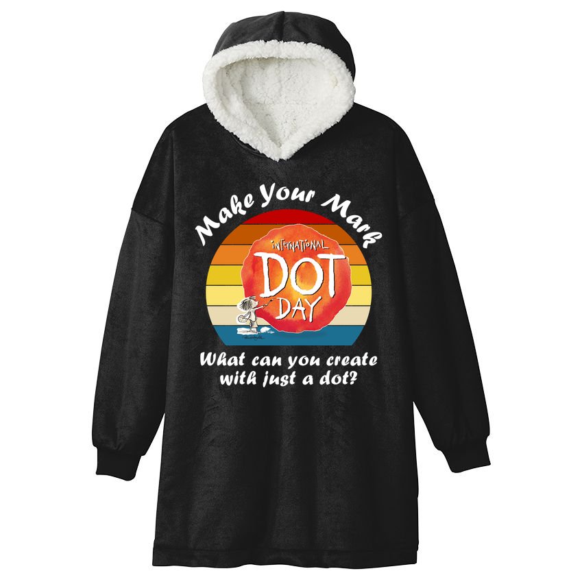 Make Your Mark International Dot Day What You Can Create Hooded Wearable Blanket