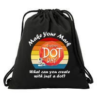 Make Your Mark International Dot Day What You Can Create Drawstring Bag