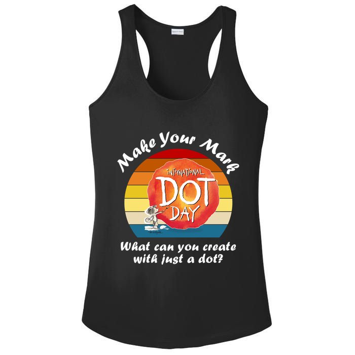 Make Your Mark International Dot Day What You Can Create Ladies PosiCharge Competitor Racerback Tank