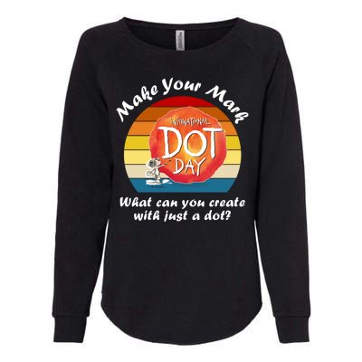 Make Your Mark International Dot Day What You Can Create Womens California Wash Sweatshirt