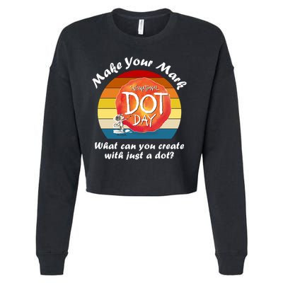 Make Your Mark International Dot Day What You Can Create Cropped Pullover Crew