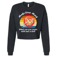 Make Your Mark International Dot Day What You Can Create Cropped Pullover Crew