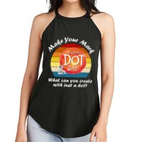 Make Your Mark International Dot Day What You Can Create Women's Perfect Tri Rocker Tank