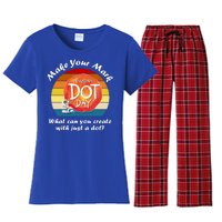 Make Your Mark International Dot Day What You Can Create Women's Flannel Pajama Set